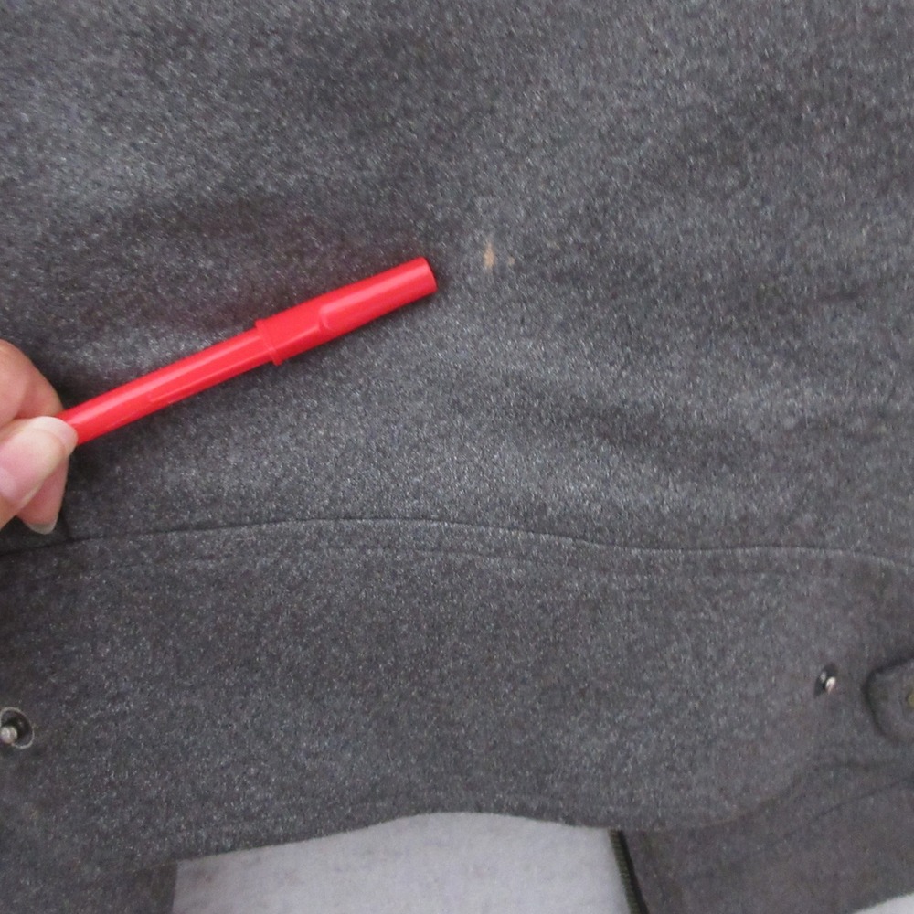 Opening Ceremony Jacket Women Gray‎ Moto Biker Plaid Lining Cropped Indie USA - Picture 8 of 11